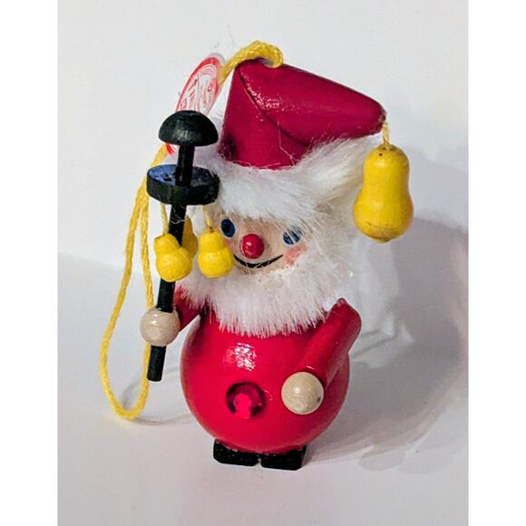 Steinbach Germany Santa Partridge Pear Tree 12 Days of Christmas Ornament Vtg - Picture 1 of 4